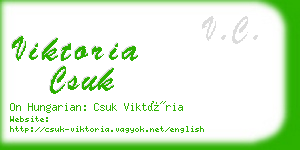 viktoria csuk business card